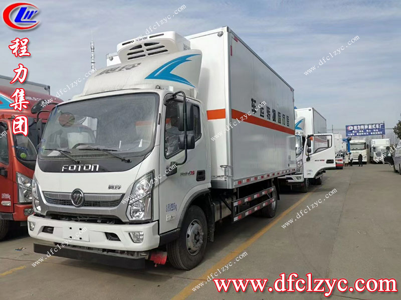 （國六）福田奧鈴藍牌醫(yī)療廢物轉(zhuǎn)運車